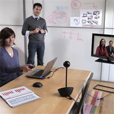Logitech BCC950 ConferenceCam All-in-One HD 1080p Webcam & Speakerphone with Motorized Pan/Tilt, Remote Control, and USB Plug-and-Play