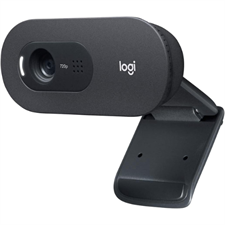 Logitech C505 HD Webcam with 720p/30fps, Long-Range Microphone, Auto Light Correction, and 2m Extra-Long USB Cable