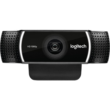 Logitech C922 Pro Stream Webcam with 1080p/30fps, 720p/60fps, Autofocus, Stereo Mics, and Included Tripod