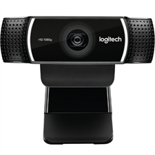 Logitech C922 Pro Stream Webcam with 1080p/30fps, 720p/60fps, Autofocus, Stereo Mics, and Included Tripod