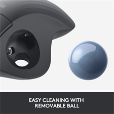Logitech ERGO M575 Wireless Trackball Mouse with Sculpted Ergonomic Shape, Thumb Control, Dual Connectivity, and 2-Year Battery Life
