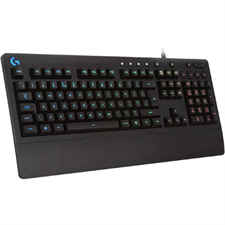 Logitech G213 Prodigy Gaming Keyboard with LIGHTSYNC RGB, Spill-Resistant Design, Dedicated Media Controls, and Mech-Dome Keys