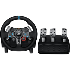 Logitech G29 Driving Force Racing Wheel with Dual-Motor Force Feedback, Hand-Stitched Leather Wheel, and Responsive 3-Pedal Unit for PS5, PS4, and PC