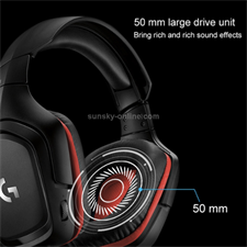 Logitech G331 Stereo Gaming Headset - 50mm Drivers, Flip-to-Mute Mic