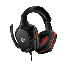 Logitech G331 Stereo Gaming Headset - 50mm Drivers, Flip-to-Mute Mic
