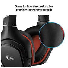 Logitech G331 Stereo Gaming Headset - 50mm Drivers, Flip-to-Mute Mic