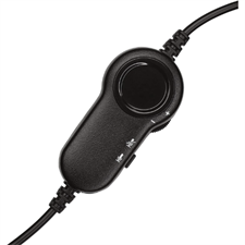 Logitech H151 Wired Stereo Headset with Single 3.5mm Jack, Rotating Mic, In-Line Volume & Mute Controls, and Noise-Cancelling