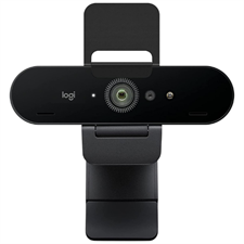 Logitech Brio 4K Ultra HD Webcam with RightLight 3 HDR, 5x Digital Zoom, Adjustable Field of View, and Windows Hello Support