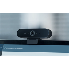 Logitech Brio 4K Ultra HD Webcam with RightLight 3 HDR, 5x Digital Zoom, Adjustable Field of View, and Windows Hello Support