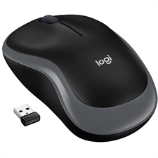 Logitech M185 Wireless Mouse with 2.4 GHz Nano Receiver, 12-Month Battery Life, 1000 DPI Optical Tracking, and Ambidextrous Design