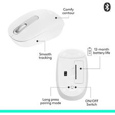 Logitech M196 Bluetooth Wireless Mouse with 1000 DPI Optical Tracking, 12-Month Battery Life, and Ambidextrous Design