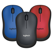 Logitech M221 Silent Wireless Mouse with 90% Noise Reduction, 18-Month Battery Life, Ambidextrous Design, and 1000 DPI Optical Tracking