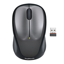 Logitech M235 Wireless Mouse with 2.4 GHz USB Receiver, 12-Month Battery Life, 1000 DPI Optical Tracking, and Compact Contoured Design