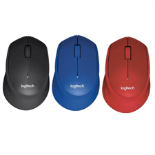 Logitech M331 Silent Plus Wireless Mouse with 90% Noise Reduction, Ergonomic Right-Hand Design, 24-Month Battery Life, and 1000 DPI Tracking