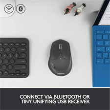 Logitech M720 Triathlon Multi-Device Wireless Mouse with Hyper-Fast Scrolling, Easy-Switch, and a 24-Month Battery Life
