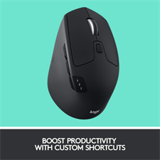 Logitech M720 Triathlon Multi-Device Wireless Mouse with Hyper-Fast Scrolling, Easy-Switch, and a 24-Month Battery Life