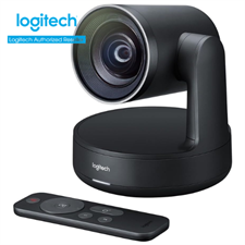 Logitech Rally Plus UHD 4K Video Conferencing System with Rally Camera, Dual Speakers, Mic Pods, and RightSense Automation for Large Rooms