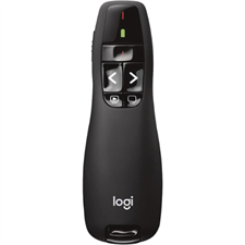 Logitech Wireless Presenter R400 with Red Laser Pointer, Intuitive Slide Controls, 15m Wireless Range, and Plug-and-Play USB Receiver