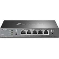 TP-Link ER605 V2 Wired Gigabit VPN Router | Up to 3 WAN Ethernet Ports + 1 USB WAN | SPI Firewall SMB Router | Omada SDN Integrated | Load Balance | Lightning Protection