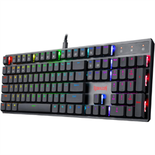 Redragon K535 Wireless, Bluetooth Mechanical Gaming Keyboard, RGB Backlit with Low Profile Blue Switches for Windows Gaming PC