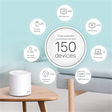 TP-Link Deco X60 WiFi 6 AX5400 Whole Home Mesh Wi-Fi 6 Unit - Pack of 3