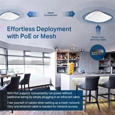 TP-Link EAP225 Omada AC1350 Gigabit Wireless Access Point Business WiFi Solution w/ Mesh Support, Seamless Roaming & MU-MIMO PoE Powered SDN Integrated Cloud Access & Omada App White