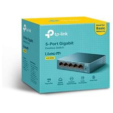 TP-Link Gigabit Ethernet Switch (LS105G) 5 Port RJ45 Metal 10/100/1000Mbps Ideal for Extending Wired Network for SMB and Home Offices