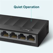 TP-Link LS1008G Litewave 8 Port Gigabit Ethernet Switch | Desktop Ethernet Splitter | Plastic Case | Unshielded Network Switch | Plug & Play | Fanless Quiet | Unmanaged 