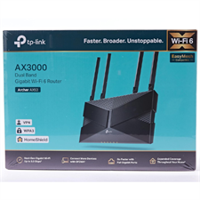 TP-Link Next-Gen Wi-Fi 6  Archer AX53 AX3000 Mbps Gigabit Dual Band Smart Wireless Router, OneMesh Supported, Dual-Core CPU,HomeShield, Ideal for Gaming Xbox/PS4/Steam, Plug and Play, Black