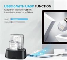 UGREEN USB 3.0 TO SATA DUAL BAY HARD DRIVE DOCKING STATION #50857