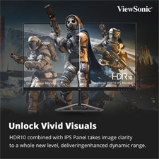 ViewSonic Omni 24 Inch 165Hz IPS Full Hd 1920X1080 Pixels Gaming Led Monitor,1Ms,Hdr10,Free Sync,104% Srgb,Eye Care,Wall Mount,Tilt,2XHdmi,1XDisplay Port,Wide View Angle- Vx2479-Hd-Pro,Black