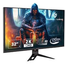 ViewSonic Omni 32 Inch 165Hz IPS Qhd 2K 2560X1440 Pixels Gaming Led Monitor,0.4Ms,Hdr10,AMD Freesync Premium,137% Srgb,Eye Care,Wall Mount,Tilt,2XHdmi,1XDisplay Port,- Vx3219-2K-Pro-2