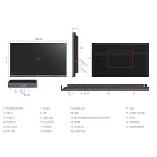 ViewSonic ViewBoard IFP6533-G 65-Inch 4K UHD Interactive Display with Multi-Touch, Android 11, 8GB RAM, and Built-in Whiteboarding & Split-Screen