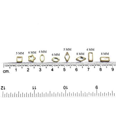 500 Pcs Round Shape Kundan Stone in Flat Back Mount/Kundan Beads for decoration