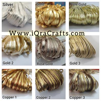 20 Yard/Gaz, Gotta Patti Lace, Gota Patti Lace Kinari Border