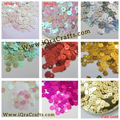 1 tola 6mm Disc Sequins for Craft ,DIA Clothing Designs
