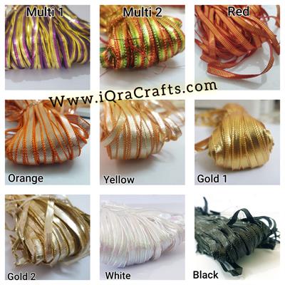 20 Yard/Gaz, Gotta Patti Lace, Gota Patti Lace Kinari Border