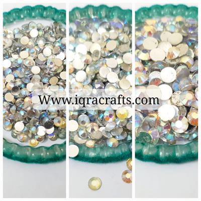 10 gm Resin Back Non Hotfix Rhinestone For Clothes Decoration Crafts 