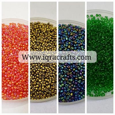 3 Tola 2mm Glass Round Beads, Various Colors, Pony Bead Jewelry, DIY Craftsmanship