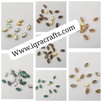 12 Pcs , Silver Crystal Faceted EYE Beads, Crafts DIY in Various Colors 10mm