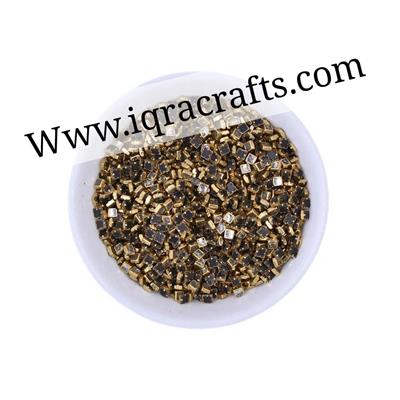 50 Pcs, 3mm Small Size Square kundan Stones Decoration, Silver