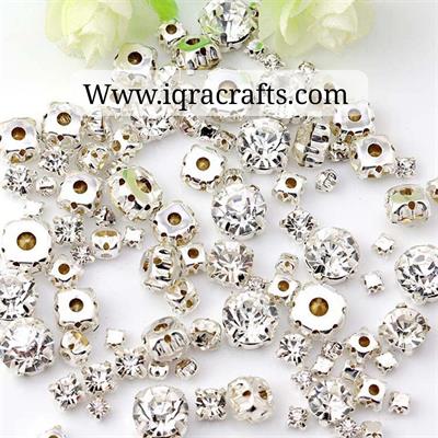 1 Pack Crystal Acrylic Sew On Rhinestones Beads High Quality 2mm,5mm & 8mm