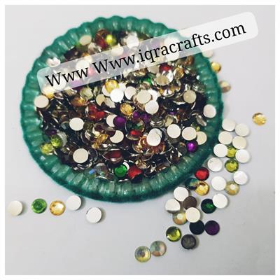 200 Pcs Resins For Clothes Decoration Crafts (5mm) Round