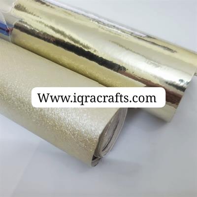 1 Yard Jewellery & Craft Making sheets Acrylic & Pastle Sheets (36 L & 6 W) Pale Gold