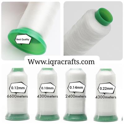 1 Roll Transparent Embroidery material Nylon Thread/ Monofilament Nylon Yarn Thread