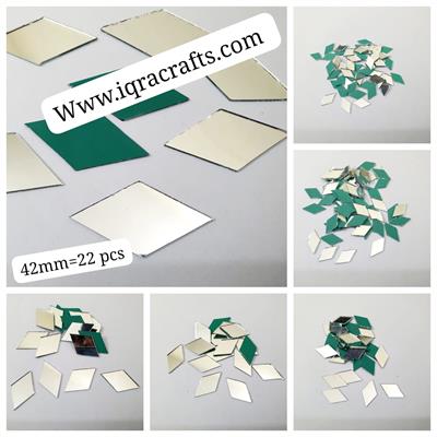 Pack of 1 DIY Small Craft Mirrors, Round Shape for Crafts Projects, Decoration 8mm-2.2cm