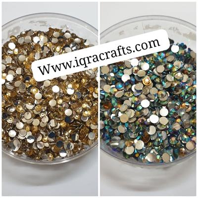 10 gm Shiny Crystal & Stone Resin beads DIY Sewing Craft Sets 3mm