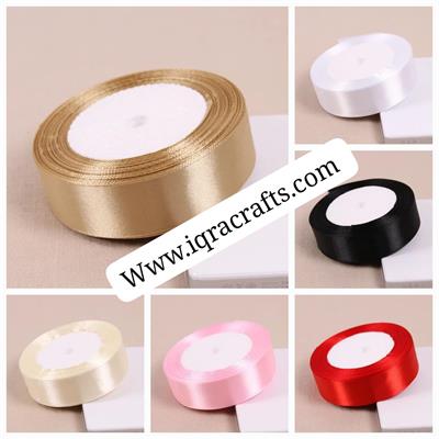Pack Of 1- 1 inch ribbons - Multi Color 18 Yard