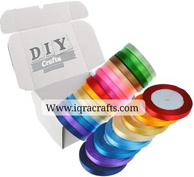 Pack Of 24 - 0.5 inch ribbons - Multi Color