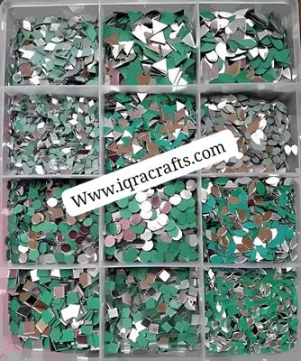  All Type of Mirror Kit for Craft Work, with Free Fabric Glue  